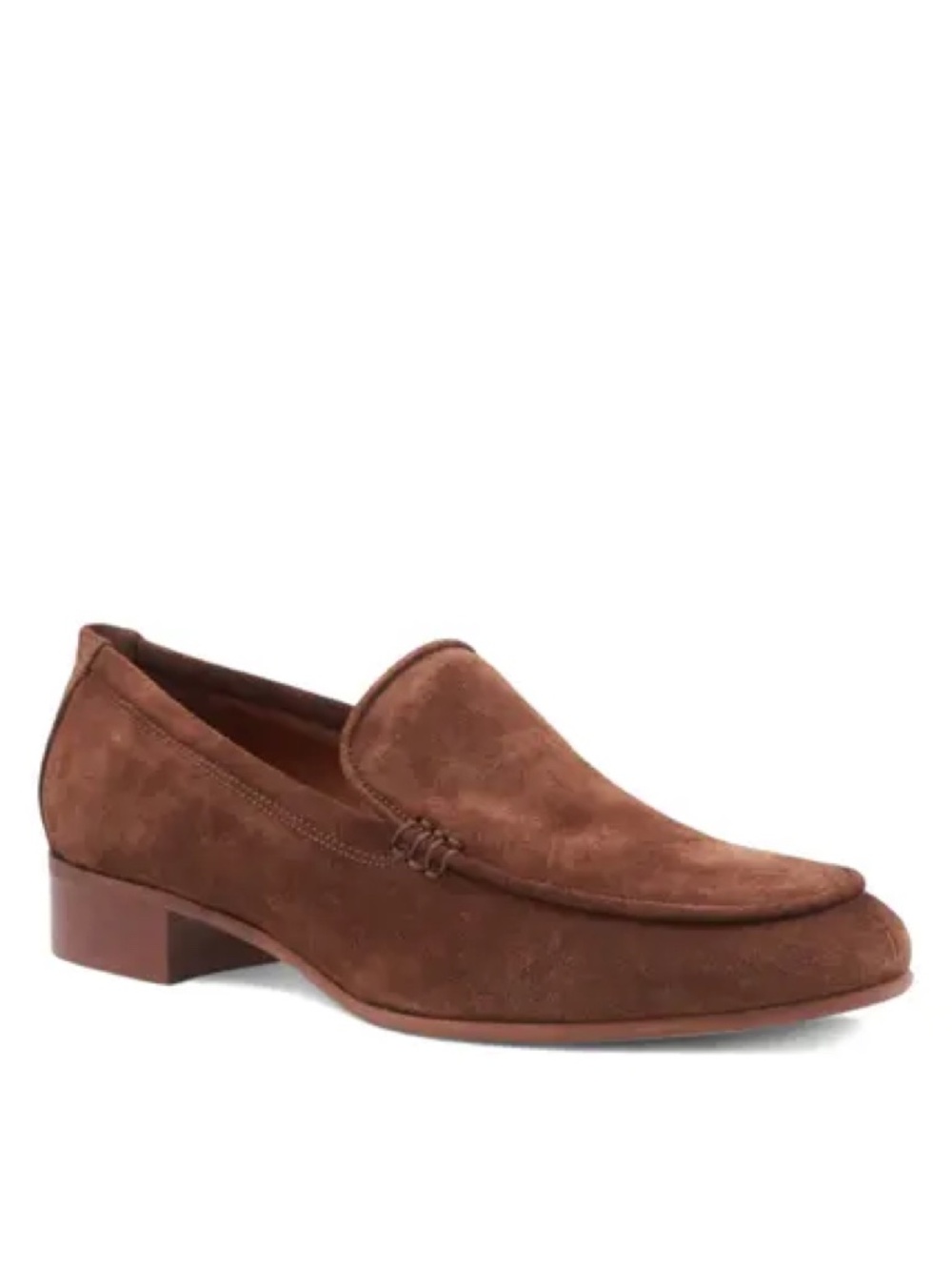 New Aquatalia Sable Weatherproof Loafer Brown Suede Sz 7.5